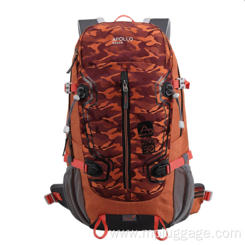 Camo Outdoor Sports Mountaineering Backpack Customization